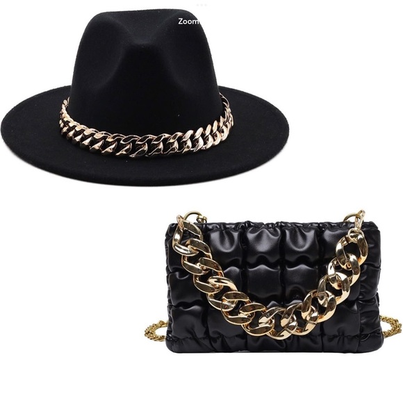Fedora Hat and bag main image 4